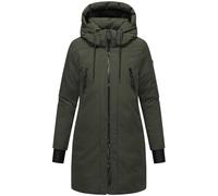 Navahoo Women's Waterproof Winter Coat Warm Parka with (Removable) Hood and Backpack Straps Inside Winter Delicate 14 S-6XL