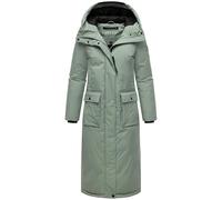 Navahoo Women's Winter Coat Warm Coat Extra Long with Hood Cloud Frost XIV XS-XXL, Smokey Mint, M
