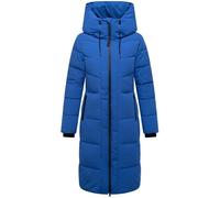 Navahoo Women's Winter Coat, Warm Quilted Coat with 2-Way Zip, Waterproof Zips and Adjustable Hood, Chocolate Kiss, XIV, XS-6XL, Galaxy Blue, XXL