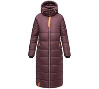 Navahoo Women's Winter Coat Warm Quilted Coat with Hood Crystal Flower XS - 3XL, Dusty Plum, S