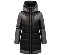Navahoo Women's Winter Jacket Long Quilted Jacket Warm Waterproof with Hood Velvet Kitten XS-XXL