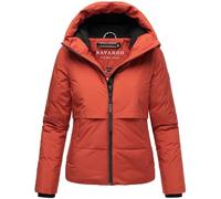 Navahoo Women's Winter Jacket Warm Quilted Jacket with Fleece Lining and Hood Love Chicks XIV XS-XXL, terracotta, S
