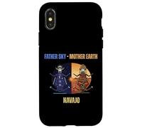 Navajo Father Sky Mother Earth Symbols Tribal Case for iPhone X/XS