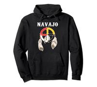 Navajo Nation Navajoland Native American Medicine Wheel Pullover Hoodie