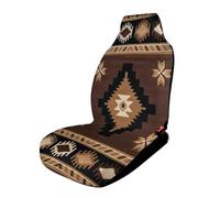 Navajo Native Americans Aztec Brown Pattern Car Seat Covers, Seats Protection for Women and Girls, Suitable for Most Vehicles, Cars, Trucks, SUVs, Vans., 1PCS