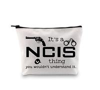Naval Criminal Investigative Service TV Show Inspired Zipper Pouch Makeup Cosmetic Bag for Mom Sister (It's a NCIS Thing Makeup EU)