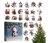 Naval Mice Advent Calendars 2025, 16x28cm 24 Day Countdown Calendar With 24pcs 2D Acrylic Naval Mice Pendants, Holiday Toy For Kid Men Women Boys Girls Youth Teens Wife Husband Son
