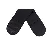 Navani Double Oven Gloves, 250°C Heat Resistant BBQ Mittens with Non-Slip Silicone Grip, 84 x 18cm Extra Long Cotton Oven Mitts for Outdoot or indoor Cooking, Baking & Grilling, Machine Washable