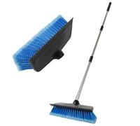 NAVAPAL 50" Car Wash Brush with Long Handle for Washing Cleaning House Siding, Solar Panel, Auto Cars, SUV, Trucks, RV, Floors and More