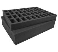 Navara Replacement Tray Set for Gamesworkshop Classic figure case. Carry 120 troops on 25mm bases. Ideal for 4 squads 50mm tall, and monsters or vehicles