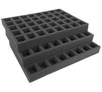 Navara Replacement Tray Set for Gamesworkshop Classic plastic figure case. Carry 120 troops on 32mm bases. Ideal for 12 squads of 10 troops up to 40mm tall