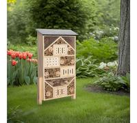 Navaris Bug Hotel and Bee House Kit - Efficient Ecosystem Ideal For UK Gardens - Versatile Butterfly Houses for Garden Biodiversity and Insect Control