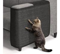Navaris Cat Scratch Mat Sofa Shield - Natural Sisal Furniture Protector Scratching Pad for Cats - Scratch Carpet for Couch, Sofa, Chair - Left