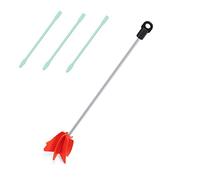 Navaris Epoxy Mixer for Drill - Large Capacity Paint and Epoxy Resin Mixing Attachment - 36cm Stirrer Paddle for Drills - with 3 Silicone Stir Sticks