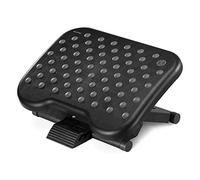 Navaris Footrest for Under Desk - Adjustable Ergonomic Foot Rest with 0-25 Degree Tilt for Better Posture at Office, Computer, Work, Table