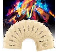 Navaris Mystical Fire Packets - Fire Pit Colour Changing Flames Powder Sachets - Rainbow Fire Magic Fire Changer Dust for Bonfire Night - Firepit Accessories - 12-Pack 30g (1oz)