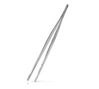 Navaris Stainless Steel Kitchen Tweezers - 30 cm Precision Kitchen Tweezer Tongs for Cooking, Garnish, Cake Decorating - Extra Long Chef Tweezers
