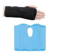 Navaris Wrist Gel Pack Wrap - Hot or Cold Ice Pack Heat Pack - Reusable Compress Pad Support Sleeve for Wrists - Warm in Microwave or Cool in Freezer