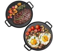 NavarisGriddle & Pan - BBQ Griddle - Steak or Pancake - Induction or Gas Hob
