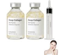 NaVaro Peptide Deep Collagen Lifting Ampoule, Advanced Firming & Wrinkle-Reducing Serum for Reduces Wrinkles, Moisturizing & Pore Minimizer, for All Skin Types，2pcs
