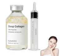 NaVaro Peptide Deep Collagen Lifting Ampoule, Advanced Firming & Wrinkle-Reducing Serum for Reduces Wrinkles, Moisturizing & Pore Minimizer, for All Skin Types，1pcs