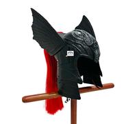 NAVCRAFTS Daemon Targaryen Helmet Replica - Prince Rogue Helmet with Plume Rogue - Medieval Viking Wing Helmet for Halloween