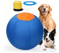 Navea Giant Ball, Navea Giant Herding Ball, Durable Inflatable Herding Ball for Dogs Large, Navea Herding Ball for Dogs, For Outdoor Exercise, Push-and-Chase Play (Blue,55cm)