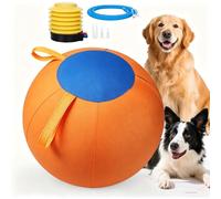 Navea Giant Ball, Navea Giant Herding Ball, Durable Inflatable Herding Ball for Dogs Large, Navea Herding Ball for Dogs, For Outdoor Exercise, Push-and-Chase Play (Orange,55cm)