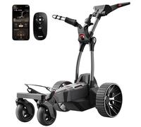 NAVEE Birdie 3 Remote Electric Golf Trolley - Compact One-Touch Folding Golf Cart, Dual Motors, 220Wh Battery for 36 Holes, 4+1 Wheel Stability System, App Control & Power-Assist Mode