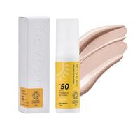 NAVEEN Tinted Sunscreen SPF50 - Mineral Natural Sunscreen for Face - Light Skin Tone Tint, Non-Nano, Water Resistant, Vegan Halal Organic