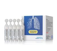 NAVEH PHARMA RSV Hypertonic Saline Solution 7% For Any Nebulizer Machine For Adults & Kids - Diluent For Inhalators & Nasal Devices, Helps Clear Lungs And Congestion (25 Sterile Bullets Of 5 ML)