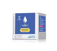 NAVEH PHARMA RSV Hypertonic Saline Solution 7% Nebulizer Diluent for inhalators for Kids & Adults Helps Clear Congestion from Airways and Lungs - Reduce Mucus (25 Sterile Saline Bullets of 5ml)