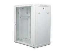NavePoint 12U Network Cabinet with Glass Door - 12U Wall Mount Server Cabinet White 19” Rack for IT Equipment, AV Devices, Networking Equipment -17” Deep Server Rack Enclosure
