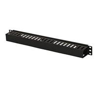 NavePoint 1U Plastic Rack Mount Horizontal Cable Manager Duct Raceway For 19" Server Rack