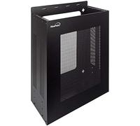 NavePoint 4U Vertical Wall Mountable Server Rack, Black
