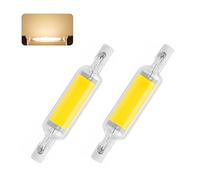 NAVESO 2Pcs R7S LED Bulb 78mm 10W Dimmable, COB Double Ended Reflector Linear Lamp, Warm White 2700-3000k, 360 Beam Angle