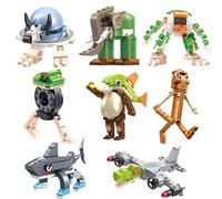 NAVESO Italian Brainrot Toys Set, 518Pcs Tralalero Tralala Building Blocks for Kids Adults, Building Blocks, Italian Brainrot Animals, Brain Rot Toys for Collection and Decoration