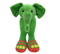 NAVESO Tung Shark Plush, Funny Plushie Toy, Cute Soft Stuffed Animal for Kids Fans, Italian Brainrot Plush Gift for Boys & Girls (Green Elephant)