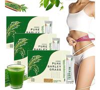 Naveta Barley Grass Powder 100% Pure & Organic,Naveta Organic Barley Grass Powder, Naveta Pure Organic Barley, for Stay up Late, Have Poor Living Habits,Be Good for Health 20 Bags/Box (3 Box)
