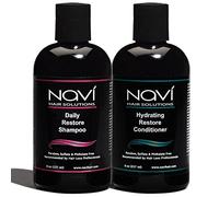 Navi Hair Growth Shampoo and Conditioner Set, Natural DHT Blocker for Thinning Hair and Hair Loss, Safe for Color Treated Hair, Sulfate Free, Hair Regrowth and Thickening for Men and Women, 2x237 ml
