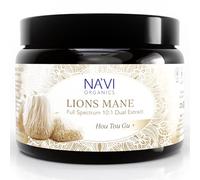 Na'vi Organics Lions Mane Mushroom Powder | Dual Extraction Wild Cultivated Organic Supplement | Suitable for Cognitive Function & Immune System | Lion's Mane Powder (225g)