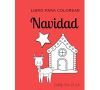 Navidad Mágica: Libro para Colorear: Diseños Festivos de Una Sola Cara, Diversión para Todas las Edades, Actividad Navideña Relajante