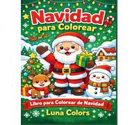 Navidad para Colorear: Libro para colorear de Navidad