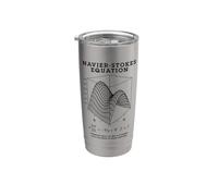 Navier Stokes Equation Physics Math Teacher Nerdy Science Stainless Steel Insulated Tumbler