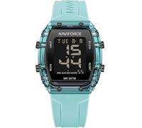 NAVIFORCE Digital Multi-Function Watch for Men, Fashion Waterproof Sports Watch, Silicone Band, Men's Gifts, Women's Gift, Blue