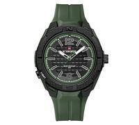 NAVIFORCE Men's Quartz Watch Sports Style Luminous Pointer 5ATM Waterproof Silicone Strap Man Fashion Watches (Green)