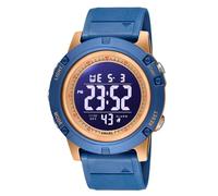 NAVIFORCE Mens Sports Waterproof Digital Chronograph Wrist Watches with Rubber Strap Stopwatch, Blue, sports