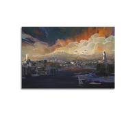 Naviga Disco Elysium Character Poster, Art Print, Modern, Unframed, Wrapped Canvas, Living Room Decor, 20 x 30 inches