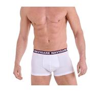 Navigare Men's 322 (Pacco Da 6) Boxer Shorts, Multicoloured (White/Black/Anthracite/Navi), L (Pack of 6)