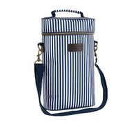 Navigate Three Rivers Striped 2 Bottle Carrier